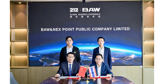 NEX เซ็นต์ Exclusive Distributor กับ BAW คว้าสิทธิ์ เป็นผู้แทนจำหน่าย BAW M8 แต่เพียงผู้เดียวในประเทศไทย